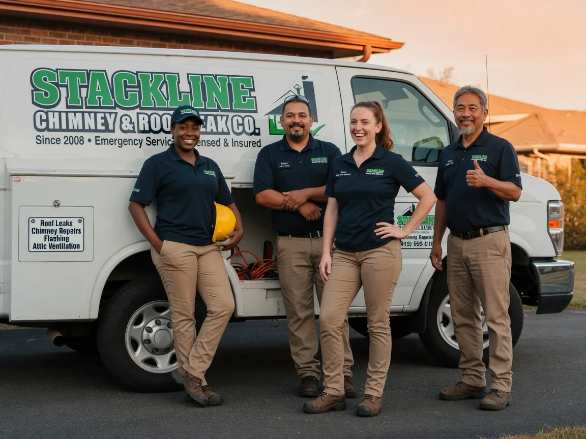 Chimney flashing repair company in Joaquin, TX